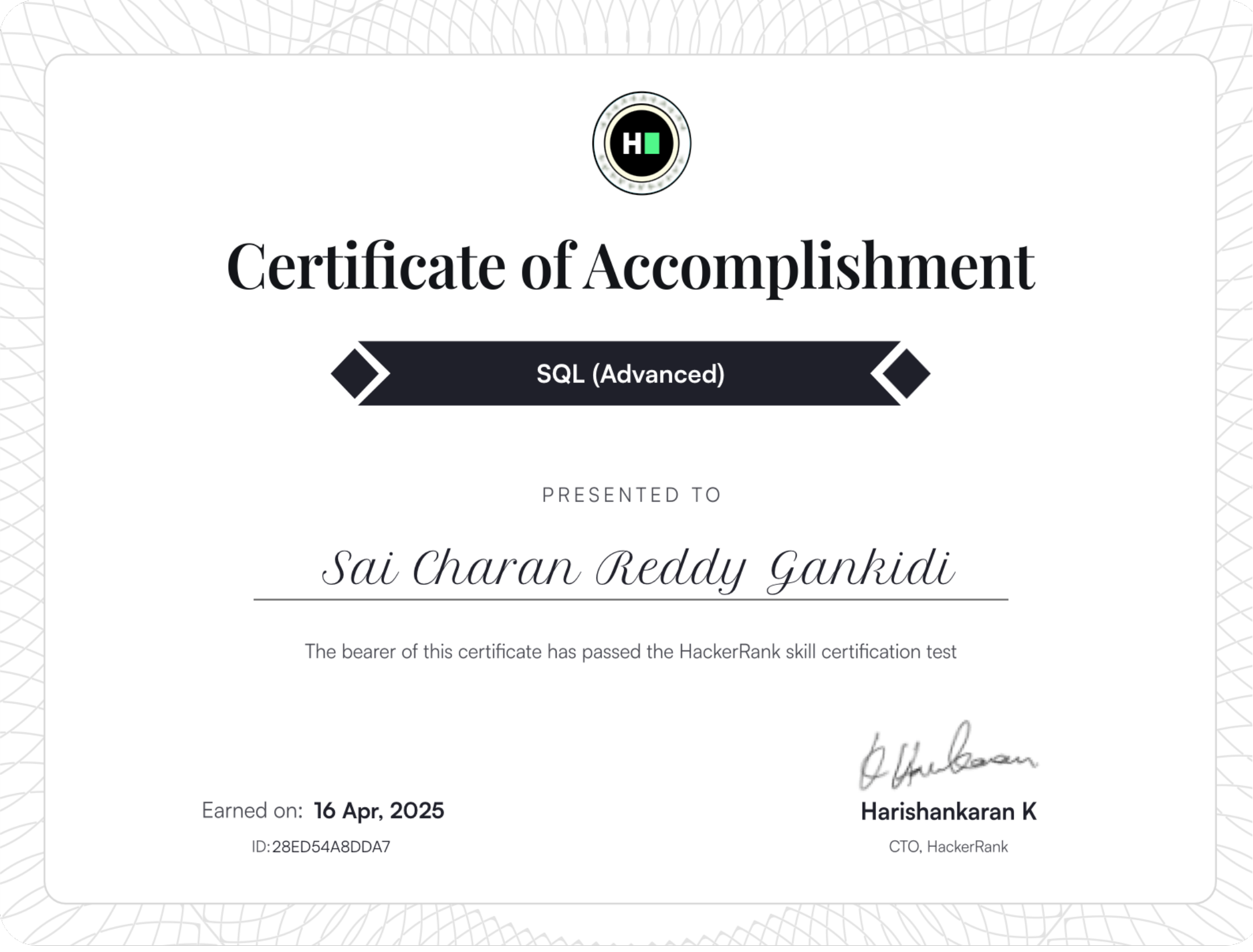 SQL Advanced